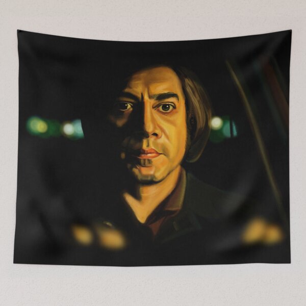 Item preview, JavierBardem Anton Painting 1 of 2 designed and sold by AK-Hevonen.