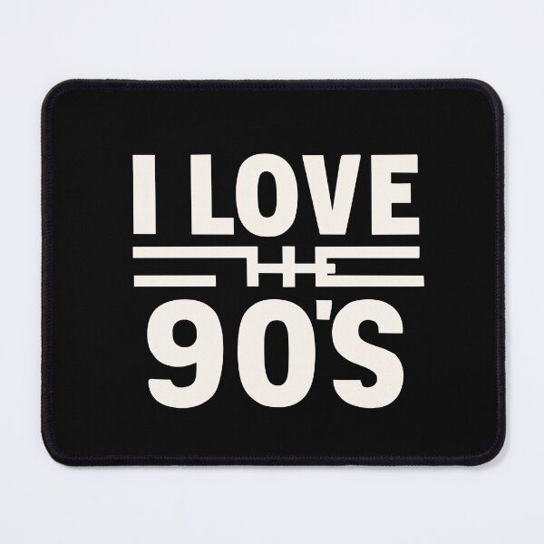 Item preview, I Love The 90s Retro Typography designed and sold by ChristCentered.