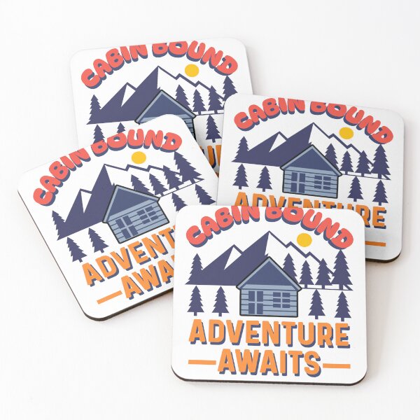 Item preview, Cabin Bound Adventure Awaits - Woods Forest Outdoors designed and sold by Sunserize Designs.