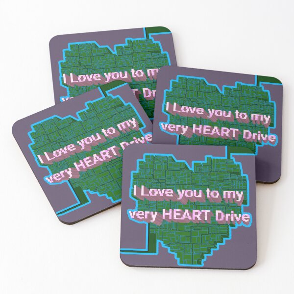 Item preview, I Love You To My Very HEART Drive designed and sold by YSNostalgiaShop.