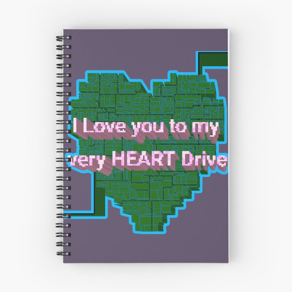 Item preview, I Love You To My Very HEART Drive designed and sold by YSNostalgiaShop.