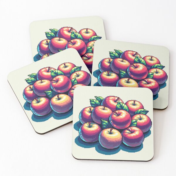 Item preview, Pixel Apples designed and sold by DragonsPetals.