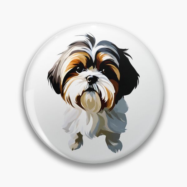 Item preview, Shih tzu dog watercolor  designed and sold by Animalpetslover.