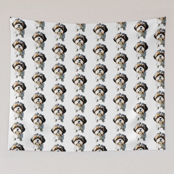 Item preview, Shih tzu dog watercolor  designed and sold by Animalpetslover.