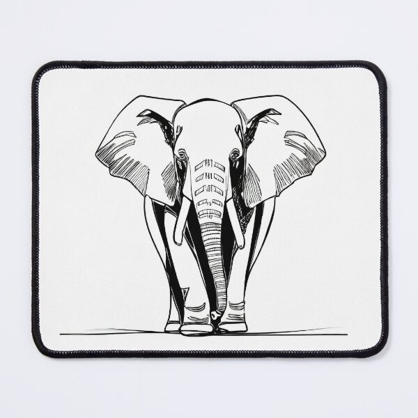 Item preview, Elephant Sketch designed and sold by dianasunandmoon.