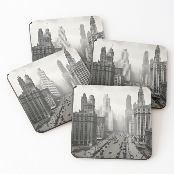 Item preview, Vintage Sepia photo of 1920's Chicago Poster designed and sold by dcrc.