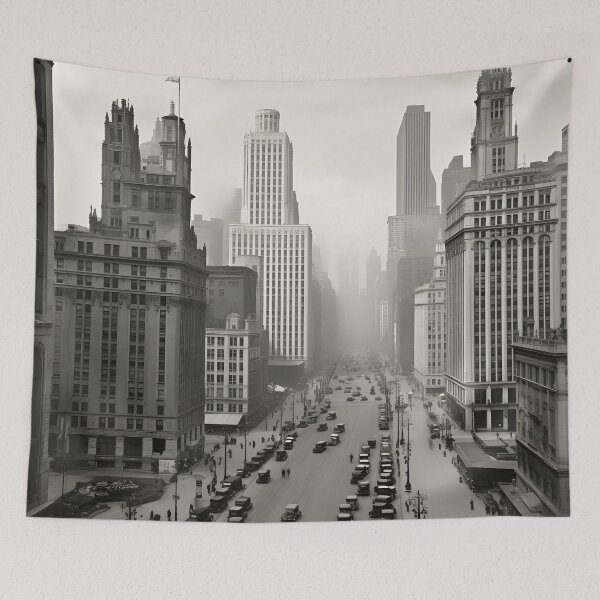 Item preview, Vintage Sepia photo of 1920's Chicago Poster designed and sold by dcrc.