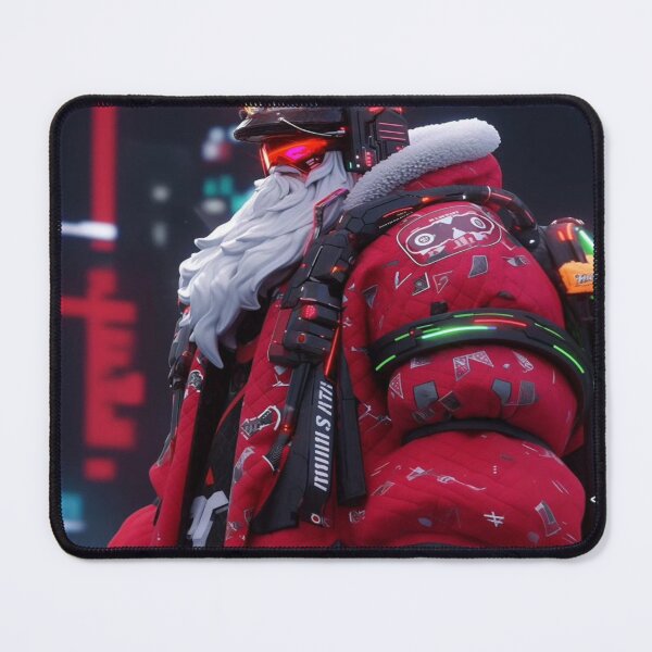 Item preview, midjoeney Cyberoyal Santa - Niji Editio designed and sold by midjoeneyshop.