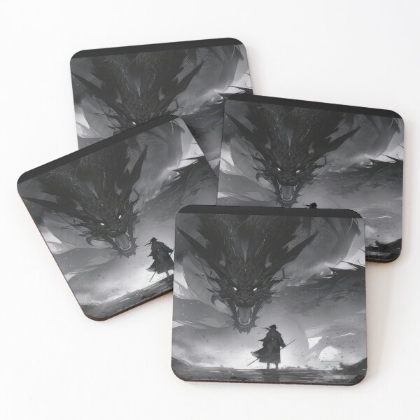 Item preview, Samurai and Dragon designed and sold by momosstyle.