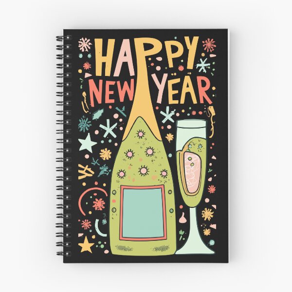 Item preview, Happy New Year designed and sold by Sketch-Shack.