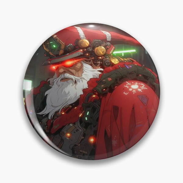 Item preview, midjoeney Cyberoyal Santa - Niji Editio designed and sold by midjoeneyshop.