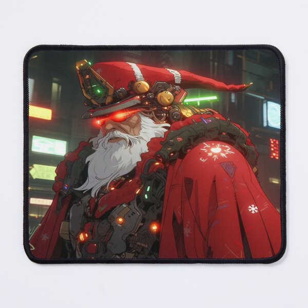 Item preview, midjoeney Cyberoyal Santa - Niji Editio designed and sold by midjoeneyshop.