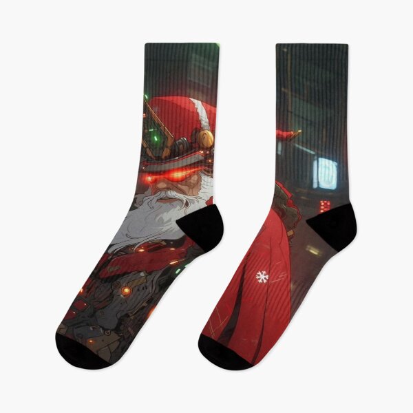 Item preview, midjoeney Cyberoyal Santa - Niji Editio designed and sold by midjoeneyshop.