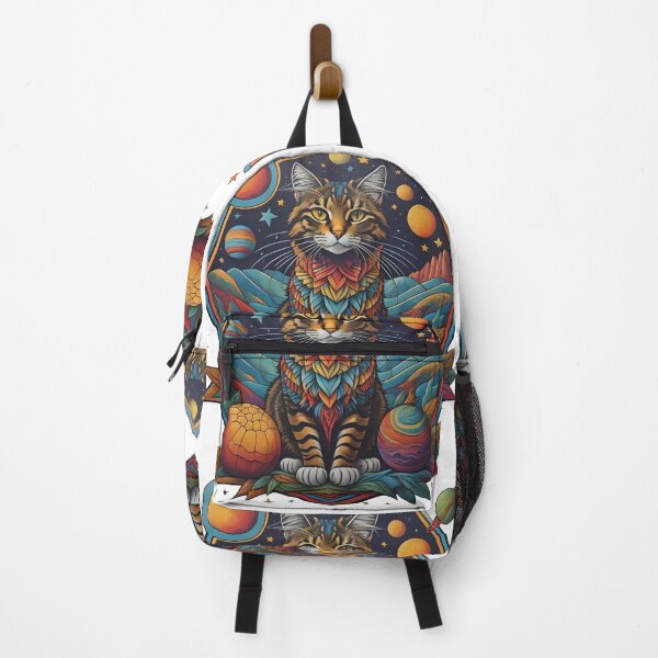 Item preview, Celestial Cat with Planets designed and sold by Qlutique.