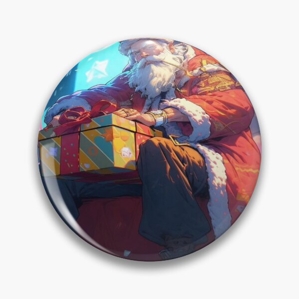 Item preview, midjoeney Cyberoyal Santa - Niji Editio designed and sold by midjoeneyshop.