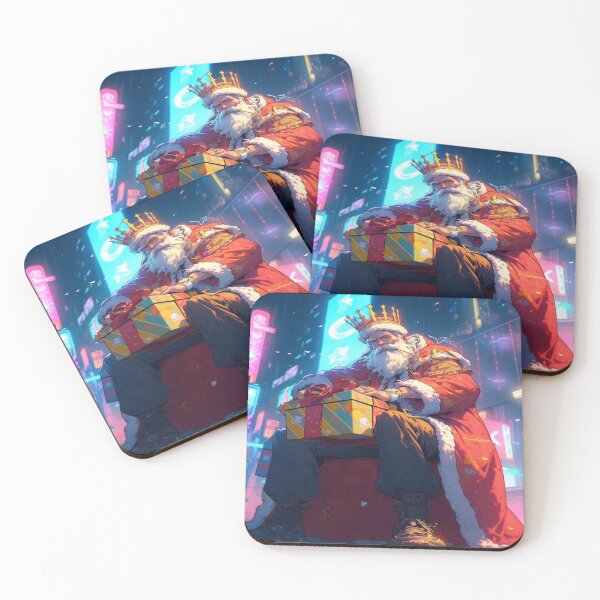 Item preview, midjoeney Cyberoyal Santa - Niji Editio designed and sold by midjoeneyshop.