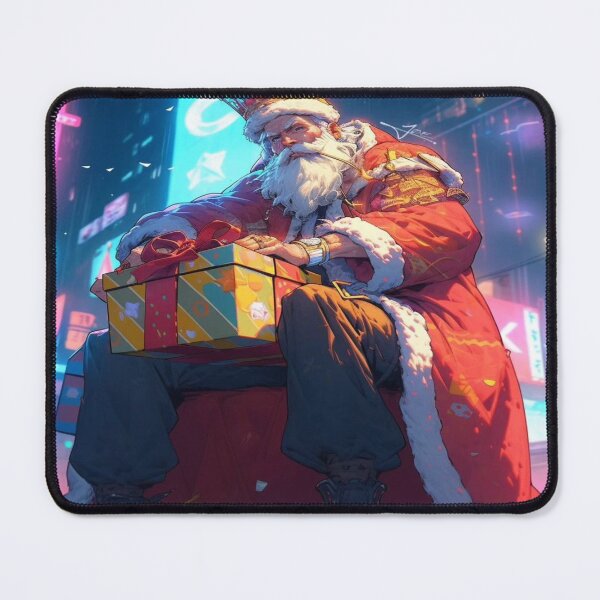 Item preview, midjoeney Cyberoyal Santa - Niji Editio designed and sold by midjoeneyshop.