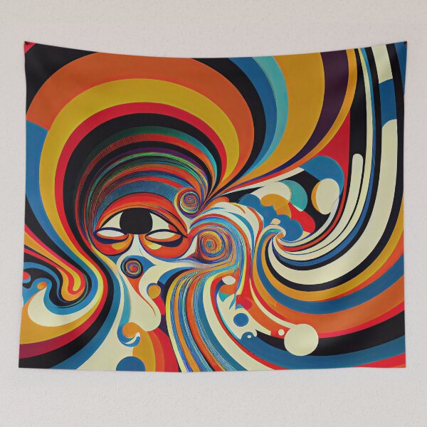 Item preview, Psychedelic Colorfull Background designed and sold by Erlin Rudho.