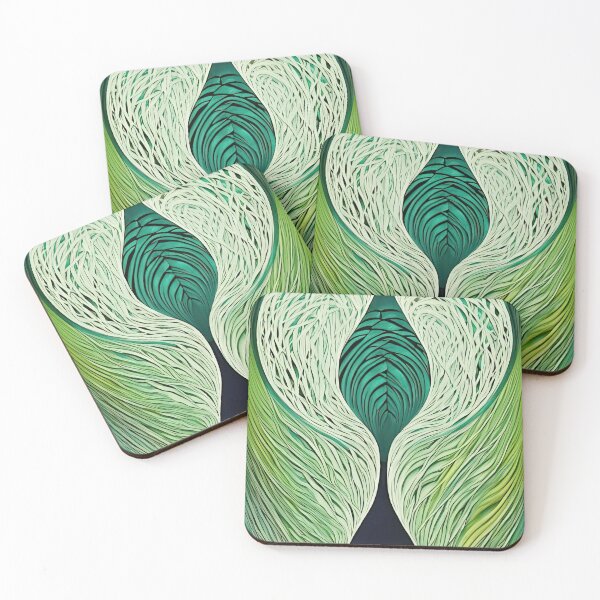 Item preview, Vintage Green Shades Minimalist Retro Design for Timeless Elegance designed and sold by joyfulcow.