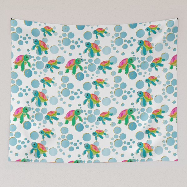 Item preview, Tropical Sea Turtle Seamless Pattern  designed and sold by LenkaDesign.