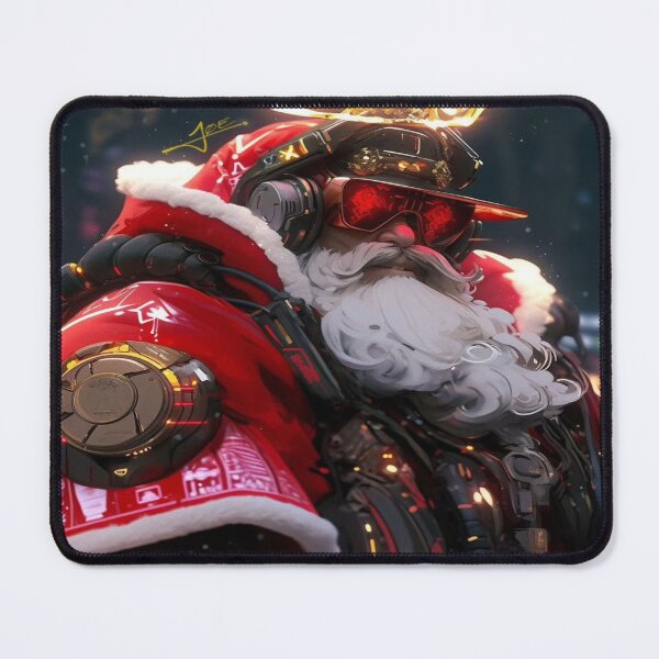 Item preview, midjoeney Cyberoyal Santa - Niji Editio designed and sold by midjoeneyshop.