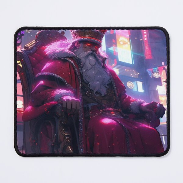 Item preview, midjoeney Cyberoyal Santa - Niji Editio designed and sold by midjoeneyshop.