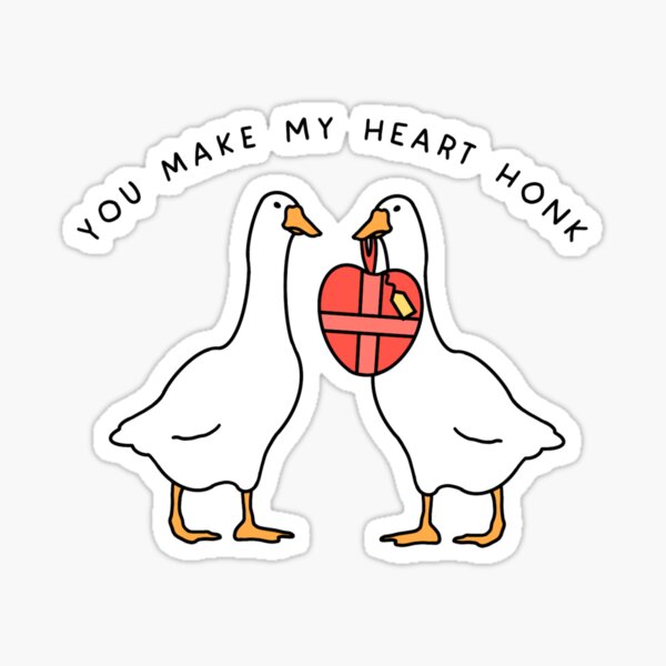 Item preview, You Make My Heart Honk designed and sold by Chanaika4.