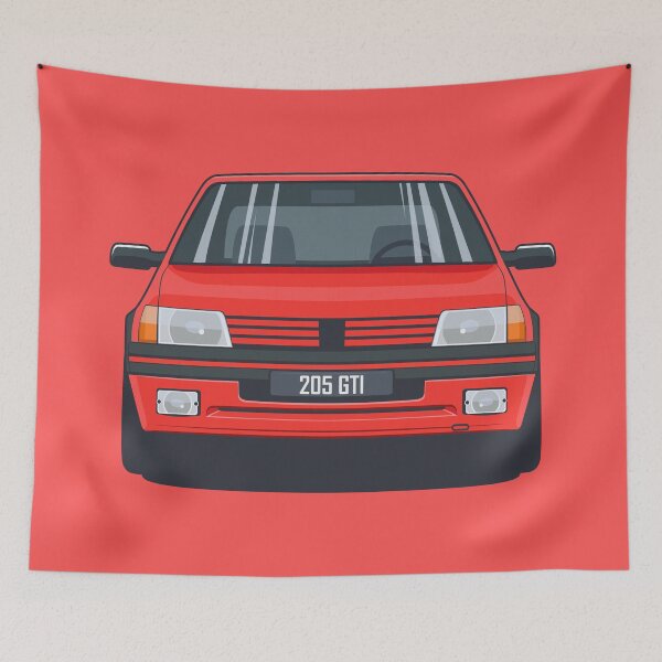 Item preview, 205 gti - vector drawing designed and sold by yohannlp.