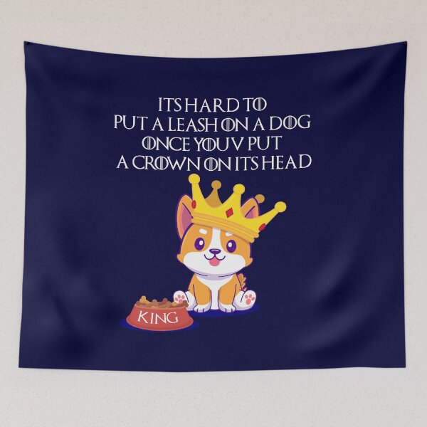 Item preview, Once You Put a Crown on Its Head (Corgi Edition) designed and sold by Charcoalart.