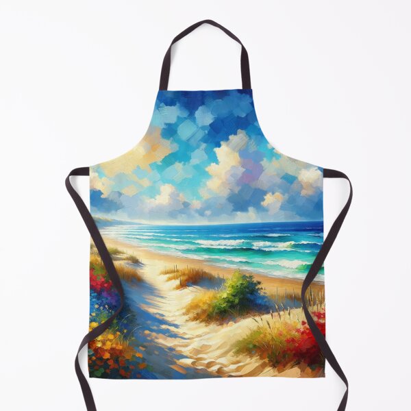 Item preview, Coastal Bliss - Vibrant Beach Pathway Art Print designed and sold by BeaconMarketing.
