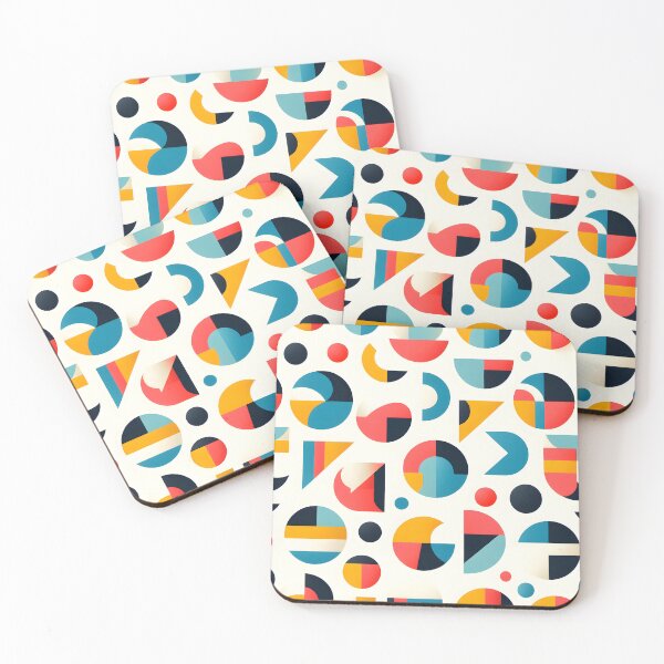 Item preview, 80s Moons geometric pattern  designed and sold by Yislaaik Digital Marketing.