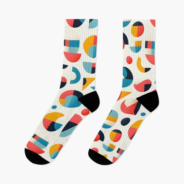 Item preview, 80s Moons geometric pattern  designed and sold by Yislaaik Digital Marketing.