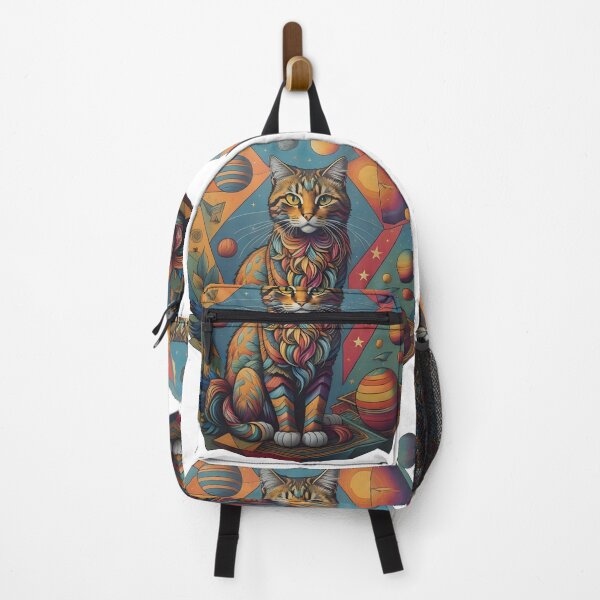 Item preview, Celestial Cat with Planets designed and sold by Qlutique.