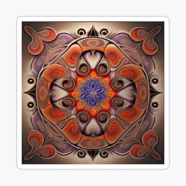Item preview, Paisley warm colors designed and sold by TJFD.