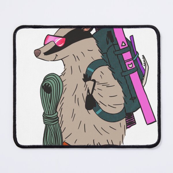 Item preview, Touring badger designed and sold by MyGranolaArt.