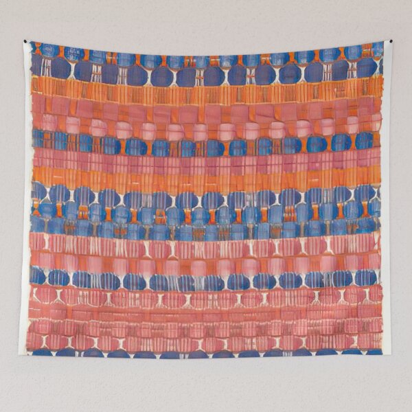 Item preview, red-and-blue-layers-1954 designed and sold by GRAHAM POTER.