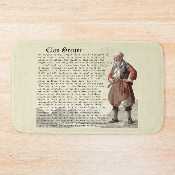 Item preview, Gregor Scottish Clan History  designed and sold by BagTown Clans.
