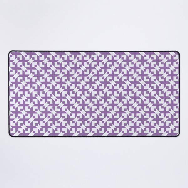 Item preview, Iranian Geometric Pattern in Lavender and White designed and sold by Harmonish.