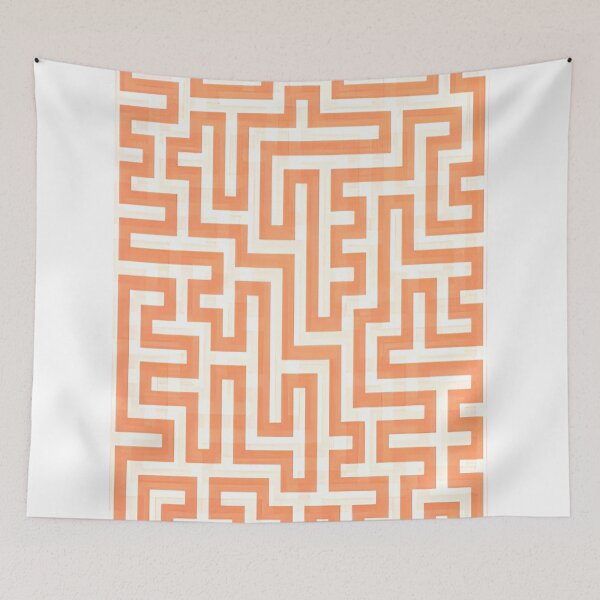 Item preview, red-meander-ii designed and sold by GRAHAM POTER.