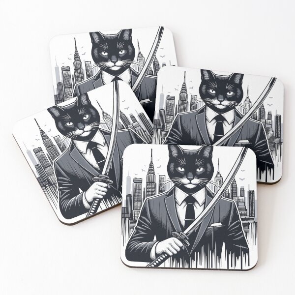 Item preview, Cat Assasin designed and sold by bihtti.