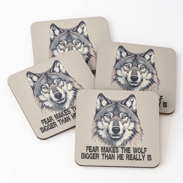 Item preview, Fear makes the wolf bigger then he really is designed and sold by Scorpion Creative.