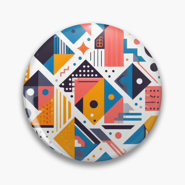 Item preview,  80s Bohemian geometric pattern  designed and sold by Yislaaik Digital Marketing.