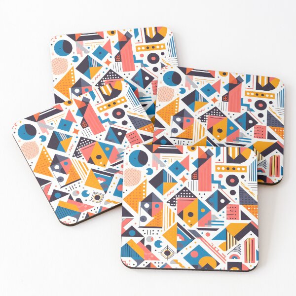 Item preview,  80s Bohemian geometric pattern  designed and sold by Yislaaik Digital Marketing.