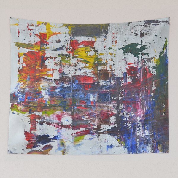 Item preview, Abstract on White Canvas designed and sold by Morgan Marion.