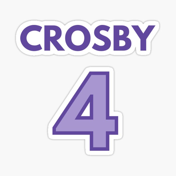 Owen Crosby Number Sticker