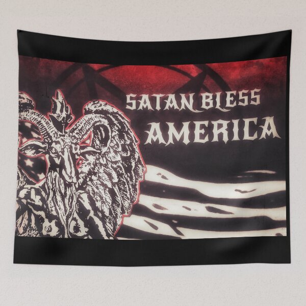 Item preview, satan bless america variant designed and sold by bratdemon.
