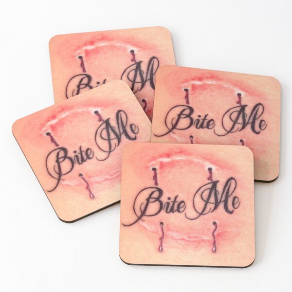 Item preview, Bite Me Tattoo designed and sold by Art-to-Life.