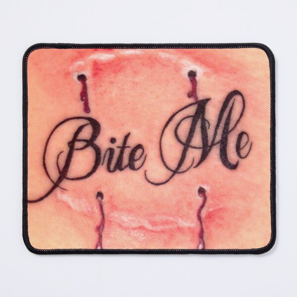 Item preview, Bite Me Tattoo designed and sold by Art-to-Life.