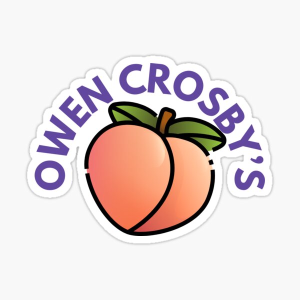 OWEN CROSBY'S PEACH Sticker