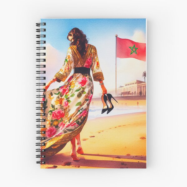 Item preview, Woman in Moroccan caftan designed and sold by houmate.